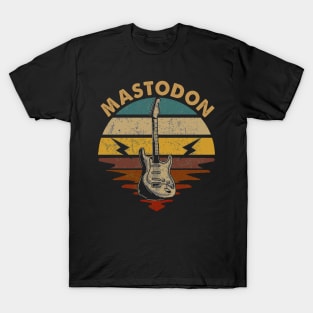 Proud To Be Mastodon Personalized Name Styles 70s 80s Vintage T-Shirt